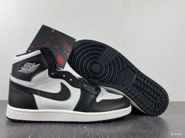 Reps TBK (2023) 1 85 Retro BQ4422-001 White High Black Jordan 0729